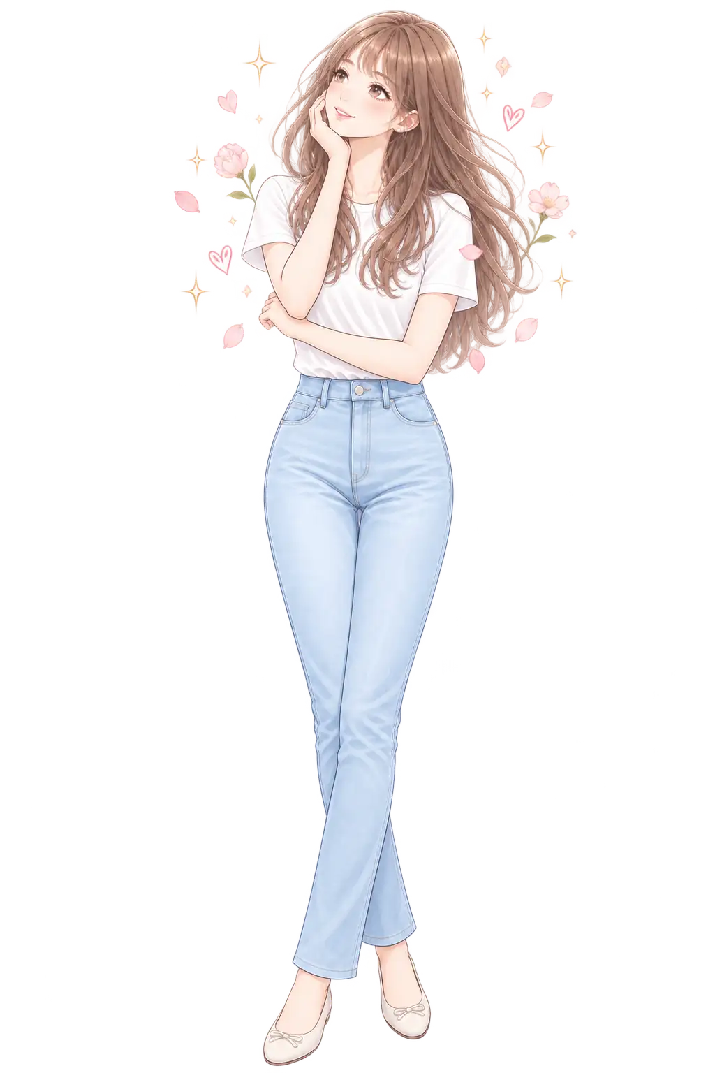 女性のイラスト